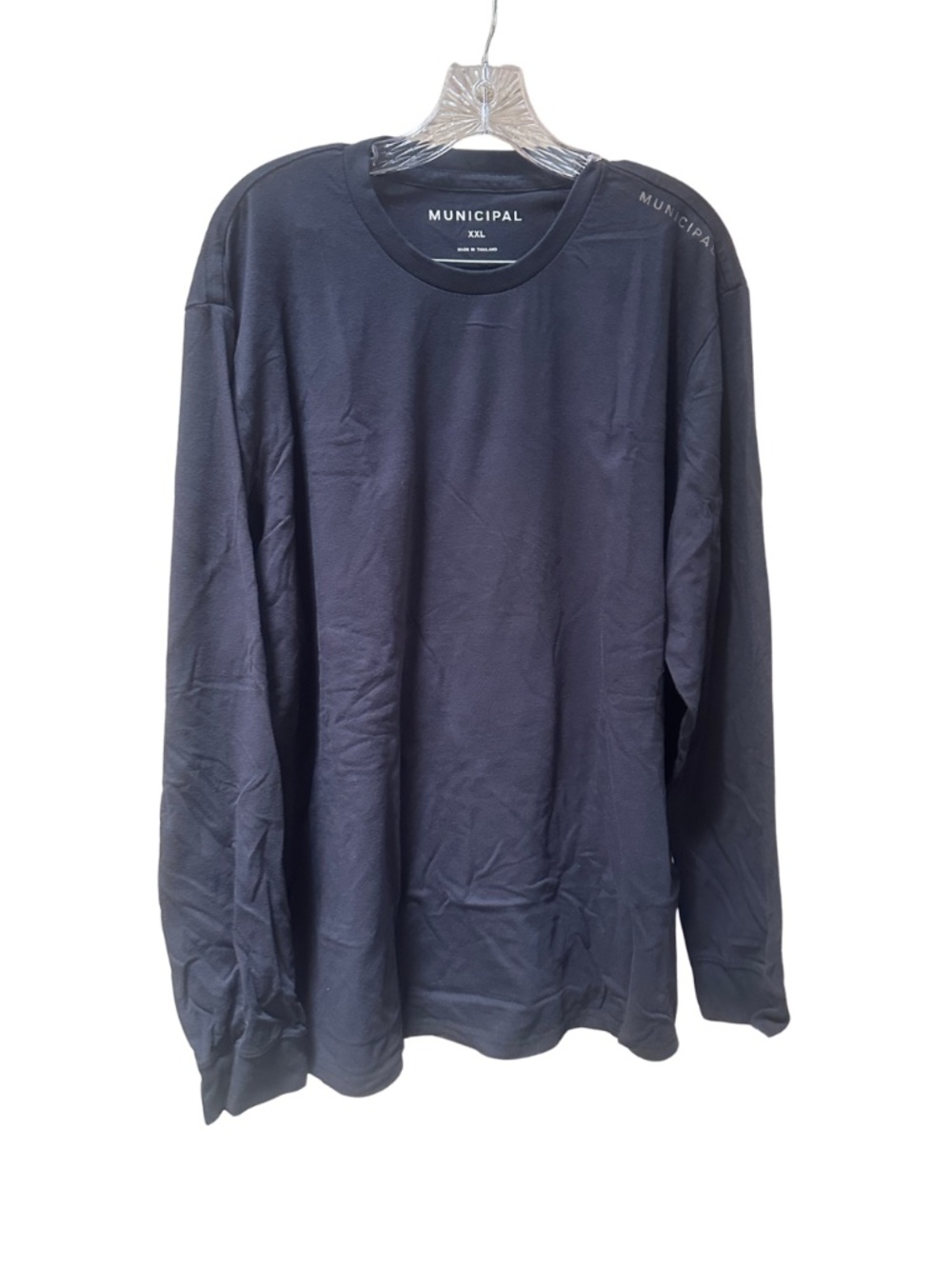 Municipal Black Long Sleeve Top - Men's XXL